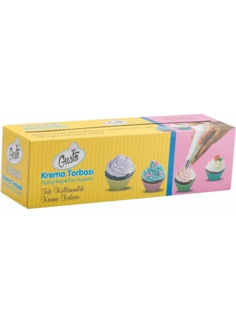 Dr Gusto Dr. Gusto Disposable Cream Bag 72'l