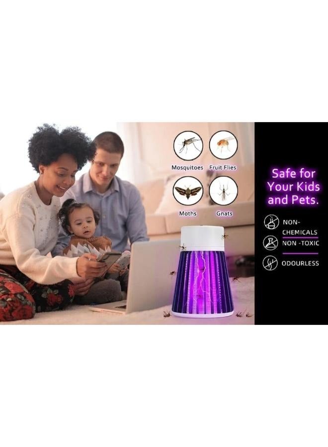 Mosquito Insect Bug Zapper Trap Killer LED Lamp, Electronic Mosquito Killer Electric Insect Killer Indoor and Outdoor - Image 5