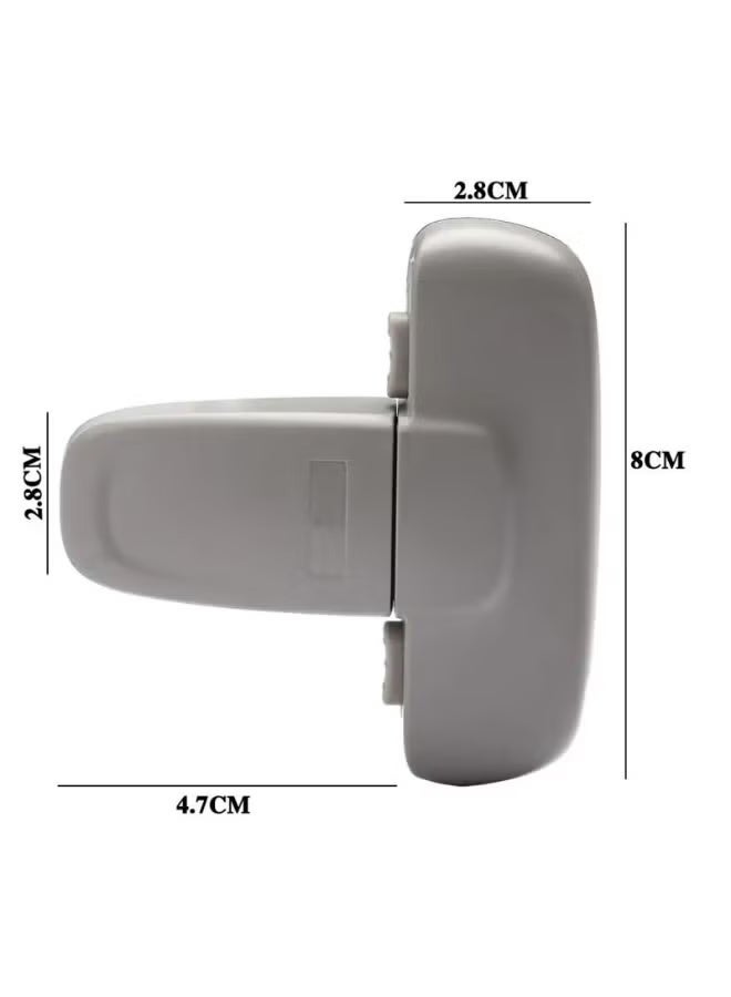 هم سيلفا قفل ثلاجة آمن للأطفال قفل باب الثلاجة المنزلية والمجمد - Image 3