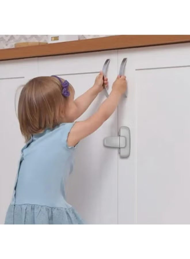 هم سيلفا قفل ثلاجة آمن للأطفال قفل باب الثلاجة المنزلية والمجمد - Image 4