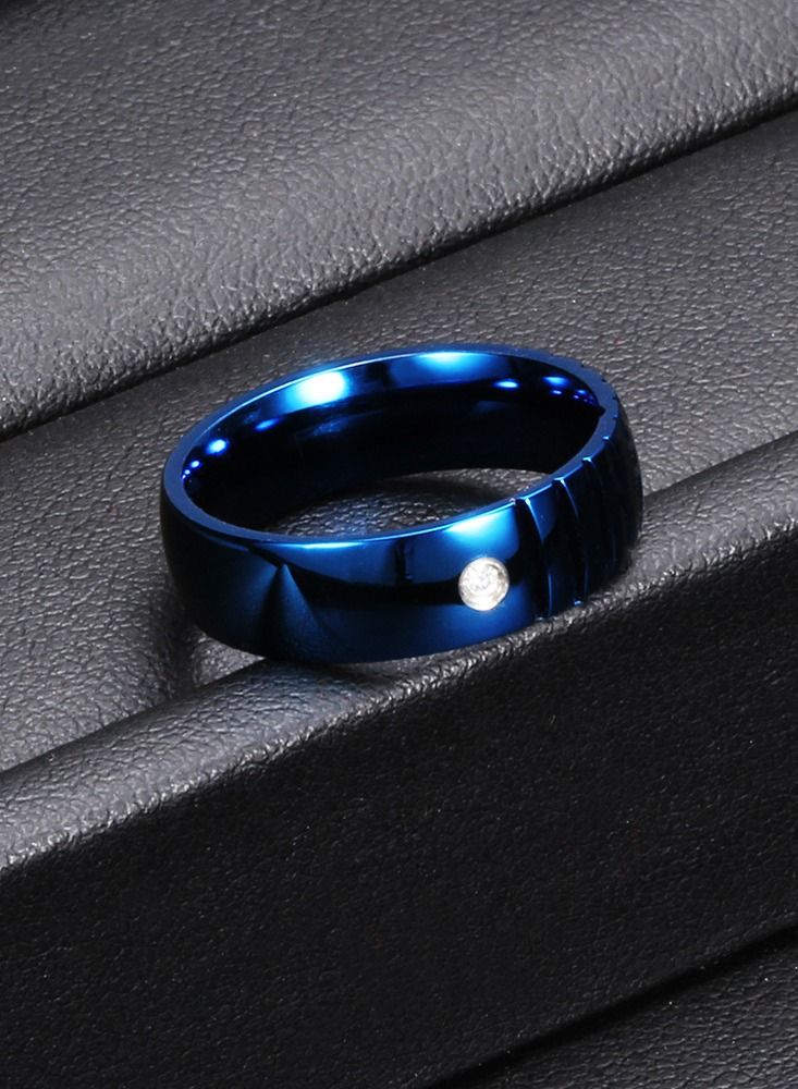 Stainless Steel Solid Polished Signet Ring