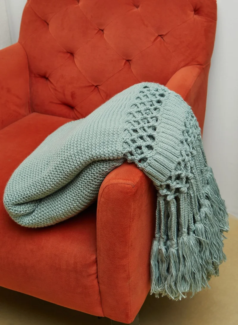 Noire Edit Premium Tassel Blanket 120 X 180Cm