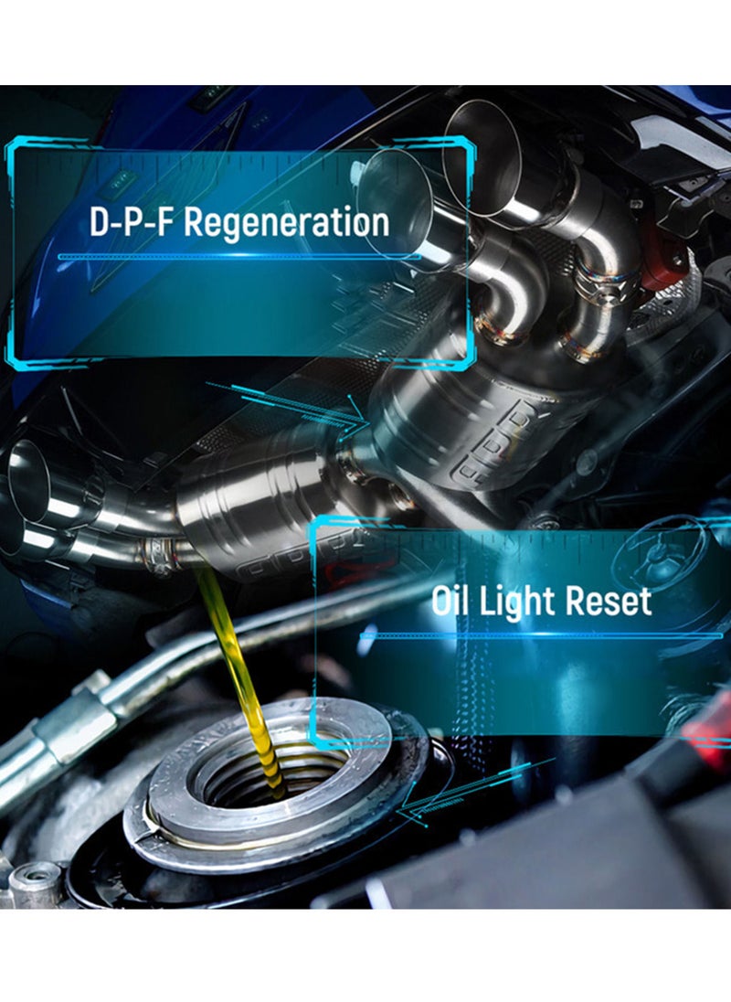 Konnwei - ماسح ضوئي KW890 احترافي obdii، قارئ رمز تلقائي، ماسح ضوئي للسيارة + جهاز اختبار البطارية + أداة مسح وظيفة إعادة تعيين الزيت الخاصة لسيارات obd ii بعد عام 1996 (الأصلي) - Image 1