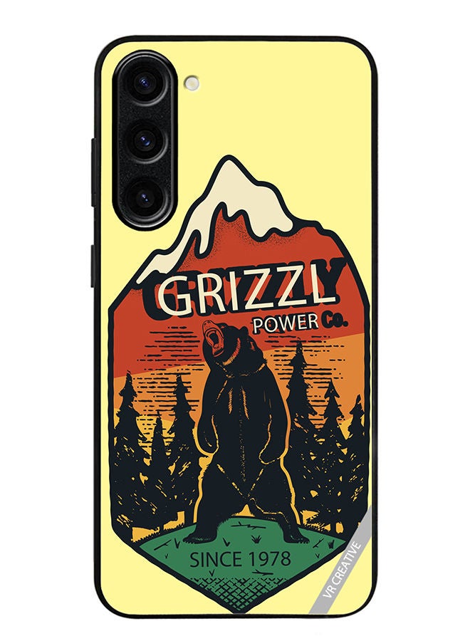 VR CREATIVE Protective Case Cover For Samsung Galaxy S23 Grizzly Bear Design Multicolour - Image 1