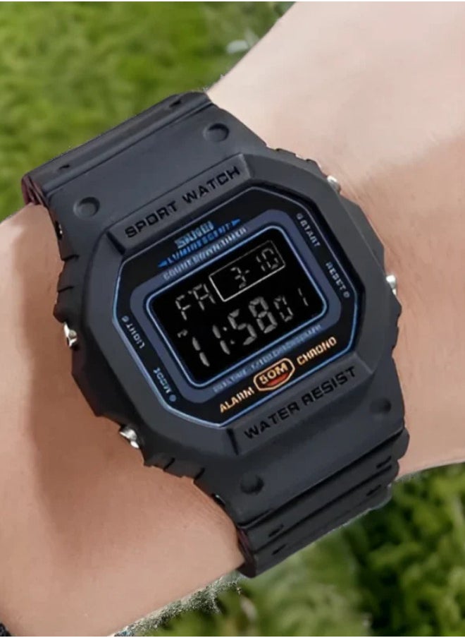 SKMEI SKMEI 1628 Black Sports Watch  - Image 4