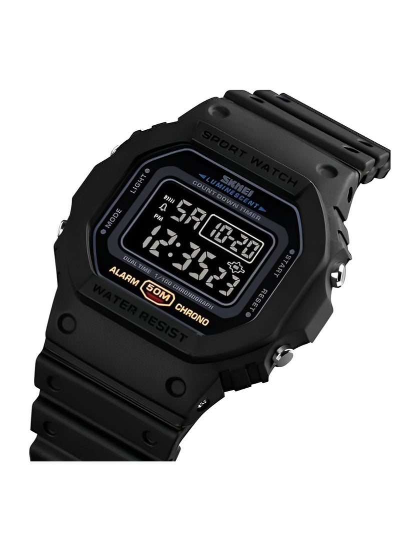SKMEI SKMEI 1628 Black Sports Watch  - Image 2