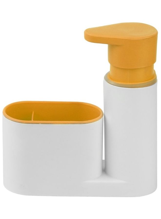 نيبمينينت موزع صابون لغسل اليدين متعدد الوظائف أبيض/أصفر 18 x 6 16.5سم - Image 2