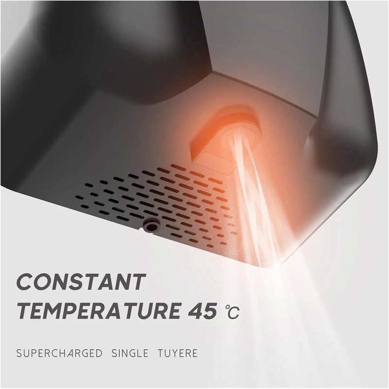 Hand Dryer, Hand Dryer Commercial 1800W, Stainless Steel Electric Bathroom Use for Kitchen Bedroom Hotel(Brushed Hand dryers) - Image 5