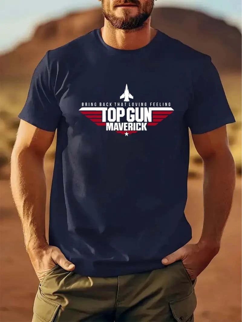 Men'S Casual Sports Fashion T-Shirt Pure Cotton Round Neck Short-Sleeved Summer Pure Cotton T-Shirt - Image 2