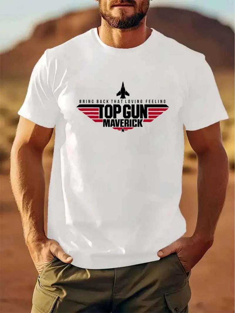 Men'S Casual Sports Fashion T-Shirt Pure Cotton Round Neck Short-Sleeved Summer Pure Cotton T-Shirt - Image 1