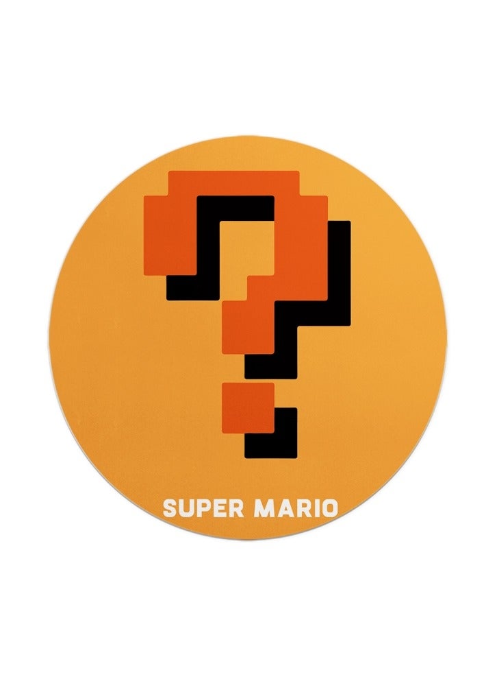 LIT Super Mario Question Printed Mousepad Anti Slip - Image 1