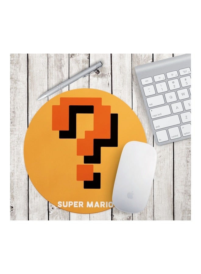 LIT Super Mario Question Printed Mousepad Anti Slip - Image 2
