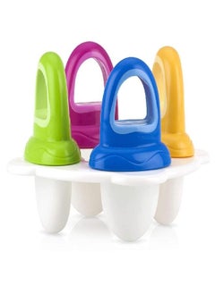 Nuby Nuby Garden Fresh Fruitsicle Frozen Pop Tray,Multicolored 1set 4 handle  - Image 2