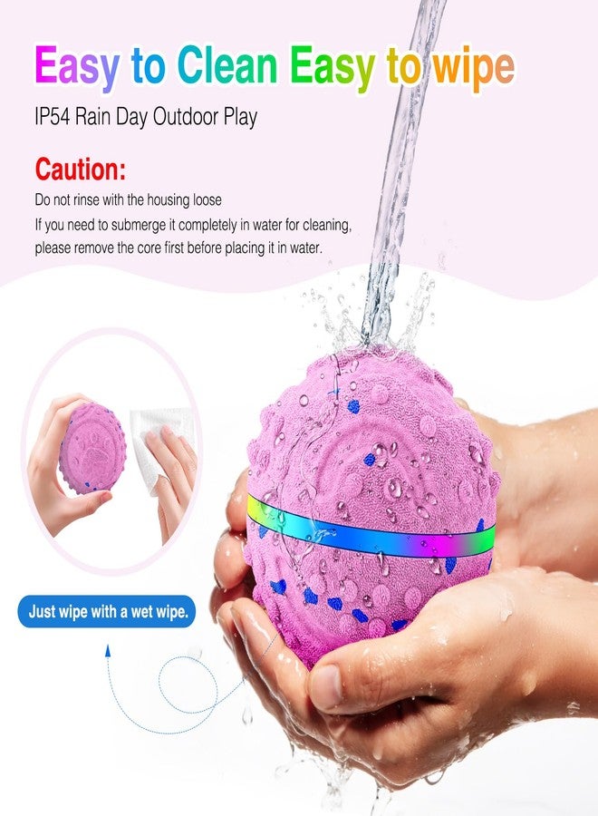 Vizbrite Interactive Dog Toys, Waterproof Smart Dog Ball, Rechargeable Moving Bouncing Dogs Ball with RGB Lights, 3 in 1 Play Modes Keeps Dogs Busy, E-TPU Material for Small Medium Dogs - Image 3