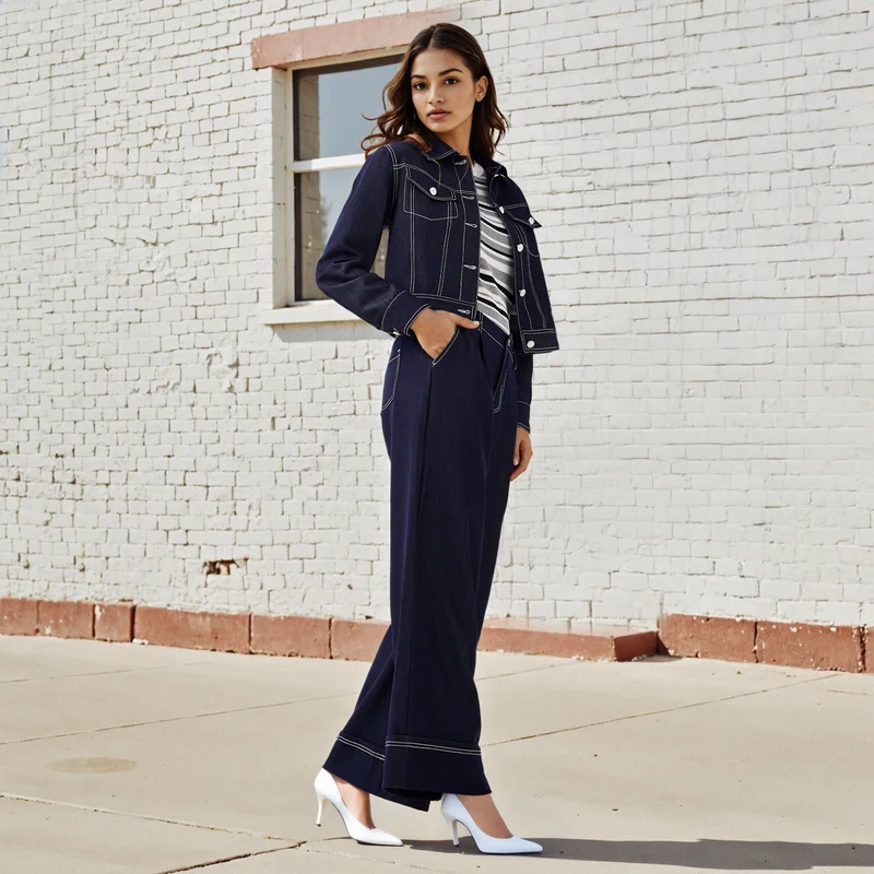 تواكستريمز 2Xtremz Pleated Wide Leg Trousers