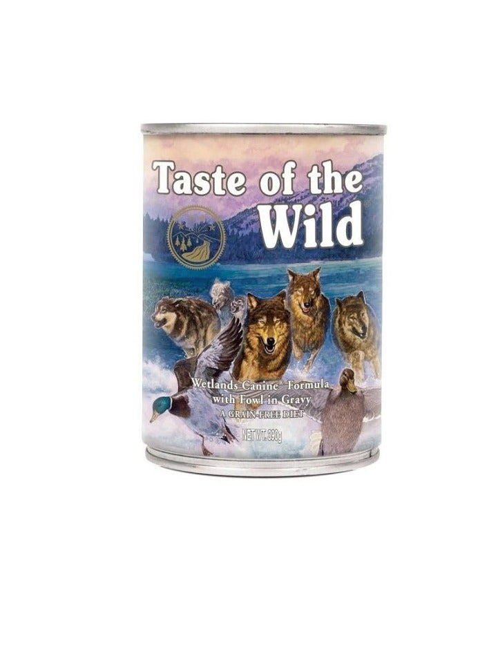 تيست أوف ذا وايلد طعم الطيور البرية في الأراضي الرطبة الكلاب في طعام الكلاب الرطب المرق - Image 3