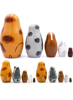 Generic Dog Nesting Dolls Set Of 5 Pcs Matryoshka Doll With Dog Figurines Dog Lover Gifts Dog Themed Gifts Nesting Dolls Dogs Dog Parents Gifts  - Image 3