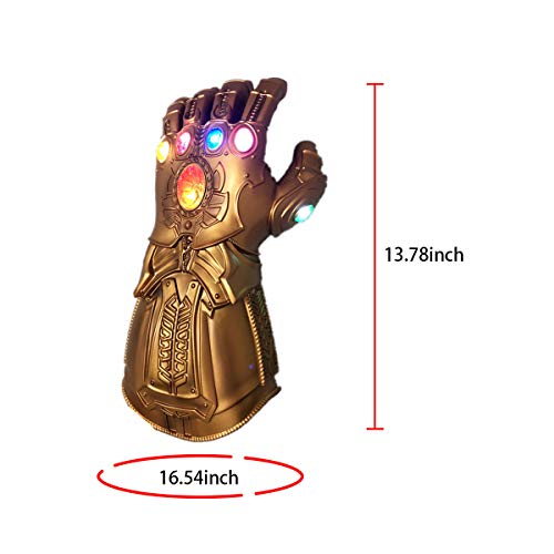 BengPro Infinity War PVC Light Up Electronic Fist Halloween Cosplay Props (Light Up Glove - Adult) - Image 5