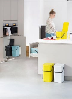 brabantia Waste Bin 12L Yellow  - Image 2
