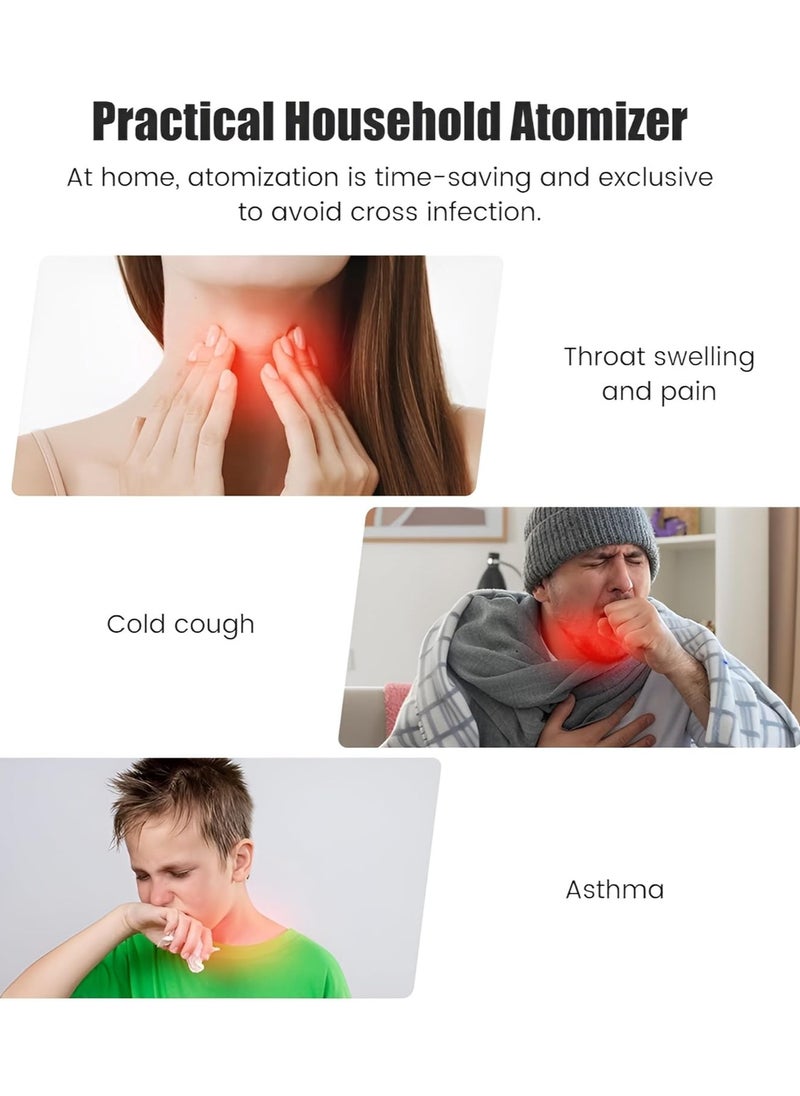 Houmt Nebulizer Portable Mini Vaporizers Handheld Atomizers for Adults and Children Travel Nebulizer Steam Inhalator Quit Portable  - Image 4