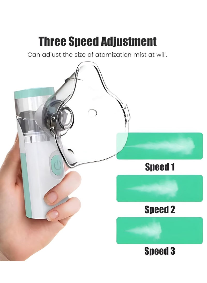 Houmt Nebulizer Portable Mini Vaporizers Handheld Atomizers for Adults and Children Travel Nebulizer Steam Inhalator Quit Portable  - Image 2