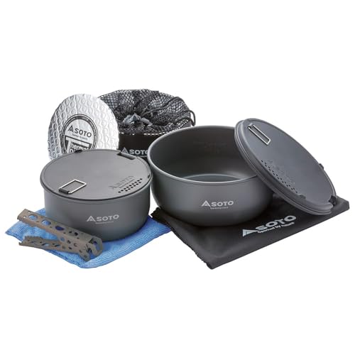 SOTO Navigator Camping Cookware for Outdoor Cooking - Durable Camping Cooking Set, Shock & Corrosion Resistant, Lightweight & Multi-Functional - Image 1