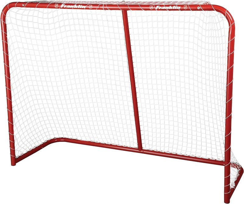 Franklin Sports Youth Street Hockey Net - Indoor Outdoor Steel Hockey Goal for Kids Roller Street - 54" Inches - Image 1