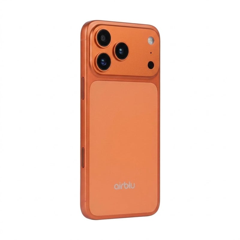Airblu 17 Pro Max 5G Smartphone 24GB RAM + 1TB ROM, HD+ Display, 5000mAh Battery, 30MP AI Rear Camera, 13MP Front Camera, Dual SIM Android Mobile Phone, 1 Year Warranty - Orange