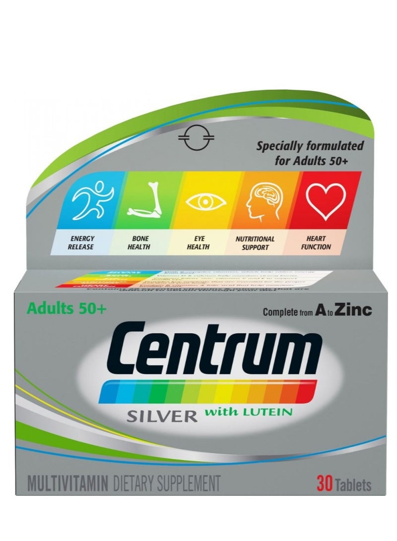Centrum Silver Pack Of 2 Multivitamin And Multimineral Supplement - 60 Tablets (30 x 2) - Image 2