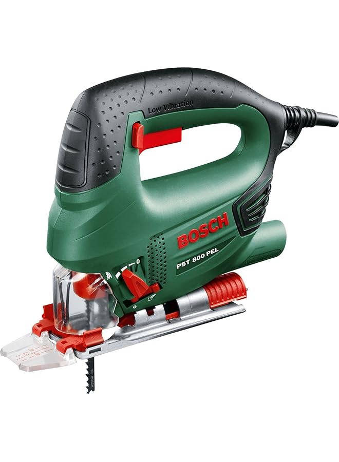 بوش منشار صغير للمنزل والحديقة Pst 800 مع علبة بلاستيكية 530 وات 0 603 3A0 170 - Image 1