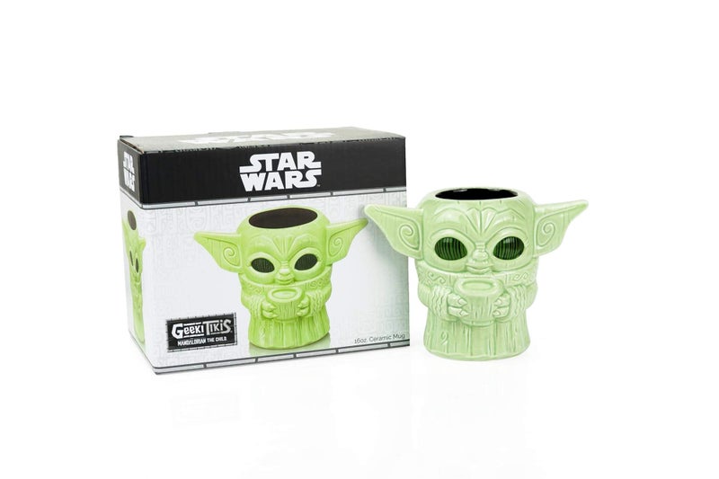 Geeki Tikis Star Wars: The Mandalorian The Child Baby Yoda Mug | Official Star Wars Collectible Tiki Style Ceramic Cup | Holds 16 Ounces - Image 4