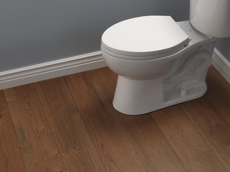 Delta Faucet Morgan Elongated Slow-Close White Toilet Seat with Non-Slip Seat Bumpers, White 811903-WH - Image 3