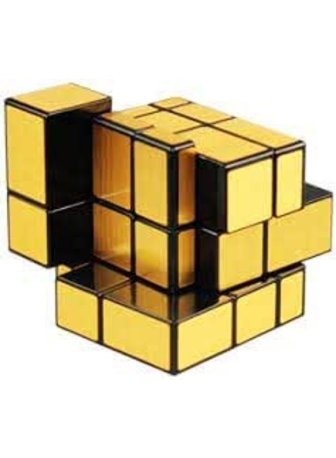 مكعب مرآة كييي روبيك 3x3 ذهبي