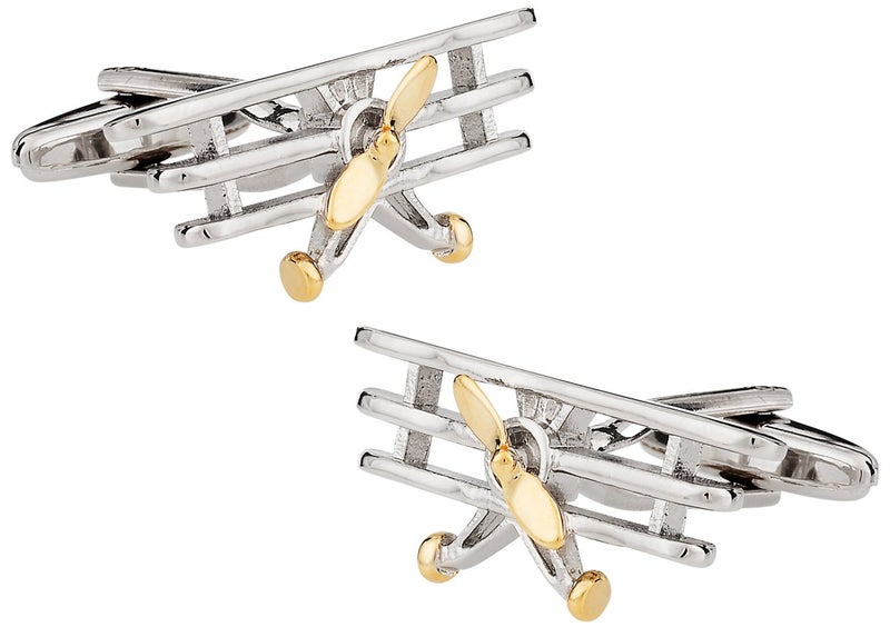 Cuff-Daddy Triplane Cufflinks with Presentation Box - Image 1