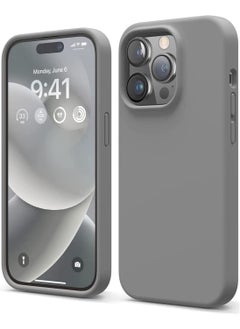 Elago Silicone Case Cover for iPhone 14 Pro - Dark Grey  - Image 1
