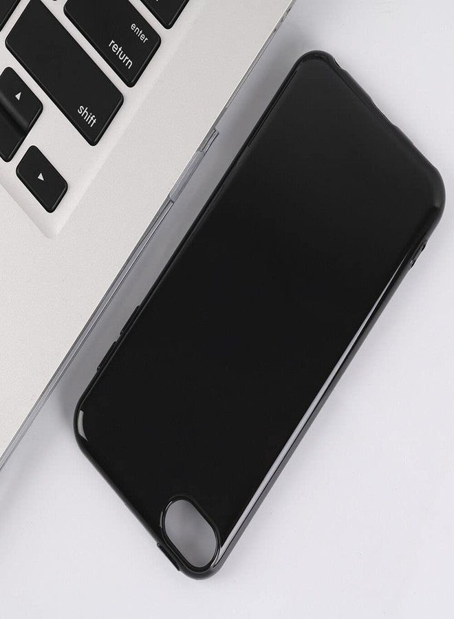 بي ال ال كيو جراب BLLQ متوافق مع أجهزة iPod Touch 5/6/7، غطاء أسود لامع ناعم من مادة TPU رفيعة - Image 3