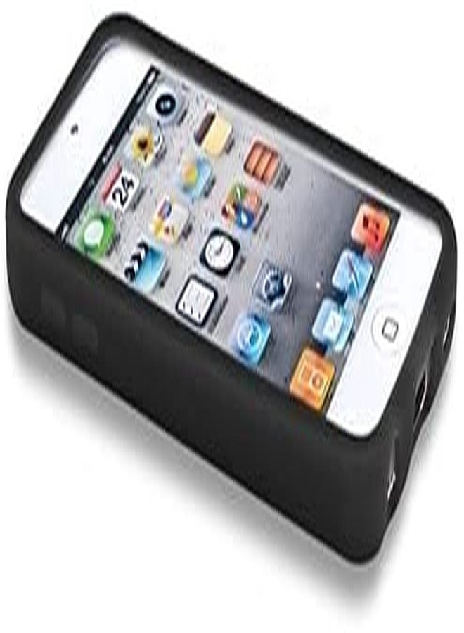 بي ال ال كيو جراب BLLQ متوافق مع أجهزة iPod Touch 5/6/7، غطاء أسود لامع ناعم من مادة TPU رفيعة - Image 5