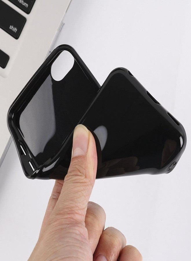 بي ال ال كيو جراب BLLQ متوافق مع أجهزة iPod Touch 5/6/7، غطاء أسود لامع ناعم من مادة TPU رفيعة - Image 4