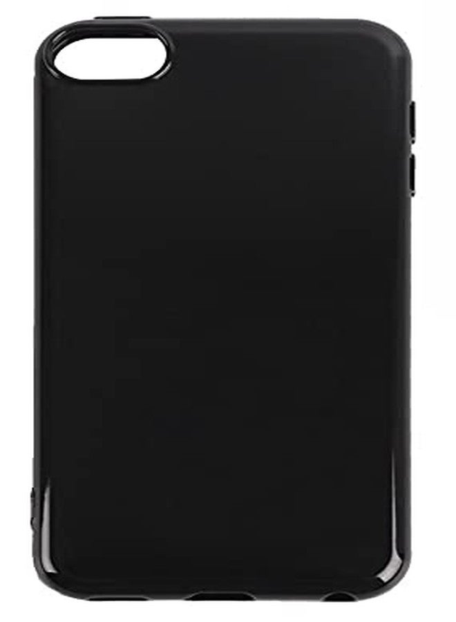 بي ال ال كيو جراب BLLQ متوافق مع أجهزة iPod Touch 5/6/7، غطاء أسود لامع ناعم من مادة TPU رفيعة - Image 2