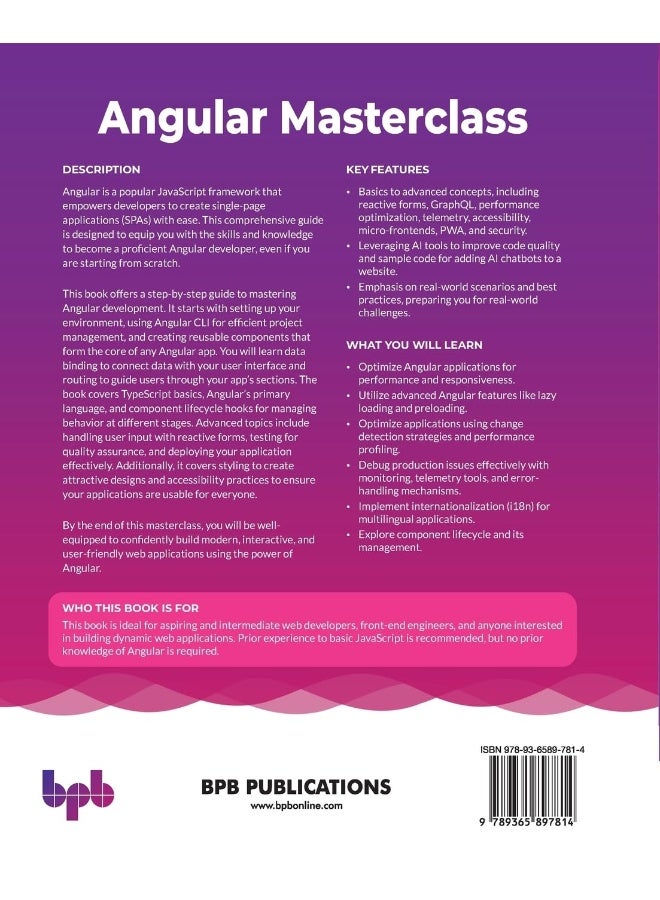 Angular Masterclass: Building production-ready applications with advanced techniques and best practices (English Edition) - Image 2