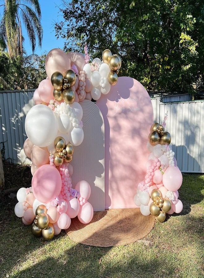 Biapian Pink and White Balloon Arch Kit, 121PCS Pink and Gold Balloon Garland Pastal Pink White Gold Confetti Balloons for Girls Birthday Baby Shower Wedding Bridal Shower Party Decorations - Image 4