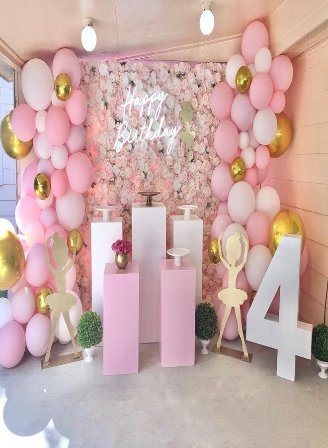 Biapian Pink and White Balloon Arch Kit, 121PCS Pink and Gold Balloon Garland Pastal Pink White Gold Confetti Balloons for Girls Birthday Baby Shower Wedding Bridal Shower Party Decorations - Image 5