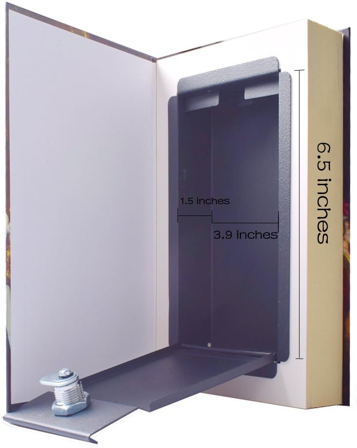 EIOUMAX Real Paper Book Locking Book safe with Key Lock Anti-Theft Safe - Pride and Prejudice - Image 5