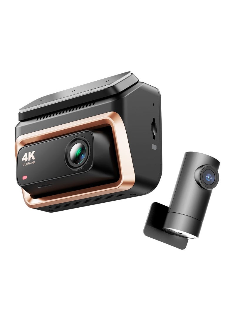 DDPAI Z60 Pro Dual Dash Cam 4K + 1080P | Sony STARVIS Sensor | Built-in GPS |5GHz WiFi | ADAS | Night Vision | G-Sensor | Loop Recording | 24H Parking Mode | Supports 4G cloud box - Image 1
