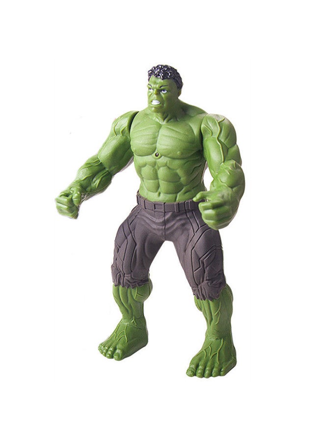 Support A Generation Of Avengers Doll Ornaments Marvel 17 Luminous Doll Toy Model Hand Gift-Color:Hulk Bag  - Image 1
