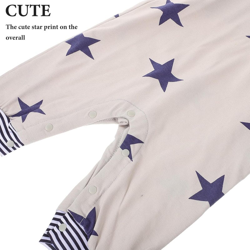 BESTonZON Boy Suspender Trousers Outfit Set with Long Sleeve Shirt and Hat, Spring Clothing Suit for Boys, Size 90 - Image 3
