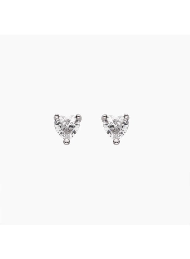 LAVEEN JEWELLERY LAVEEN Jewelry Heart Shape Stud Earrings for Women – 925 Sterling Silver, 18K Gold or Rhodium Plated, Cubic Zirconia, Hypoallergenic Luxury Earrings with Jewelry Box - Image 1