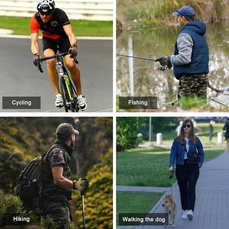 Intra-FIT Cycling Gloves for Men and Women - Touch Screen, Breathable, Lightweight Biking Gloves - Image 3