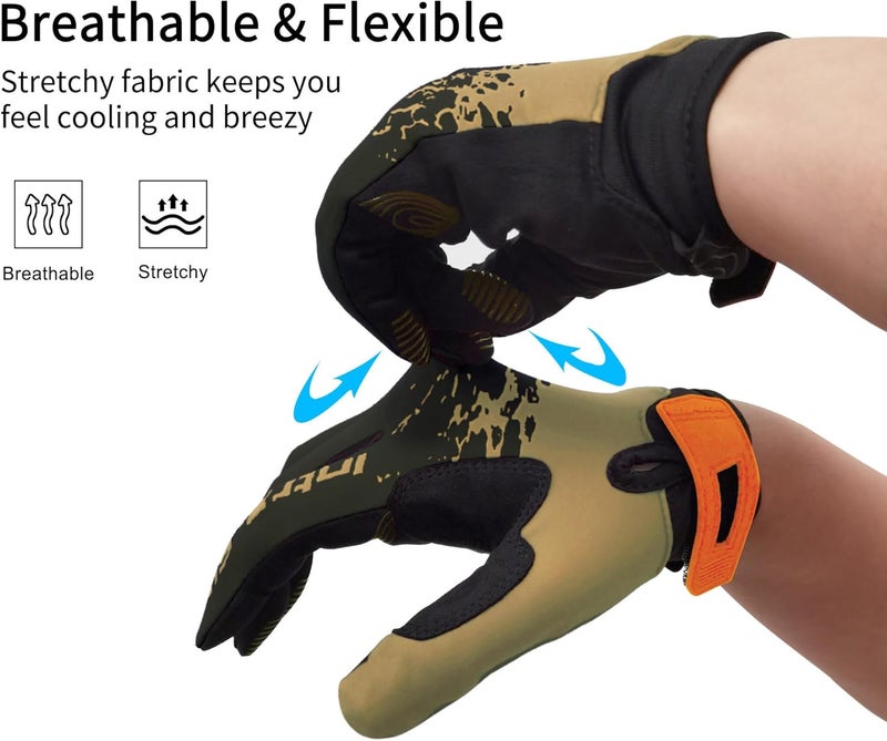 Intra-FIT Cycling Gloves for Men and Women - Touch Screen, Breathable, Lightweight Biking Gloves - Image 5