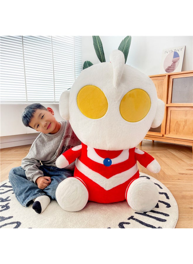 Generic - Super Soft Doll Plush Toy Winter Boys' Ragdoll Ultraman Sleeping Pillow Children Doll Bed-Specifications:Tyro Ultraman 25cm-Color:Red - Image 1